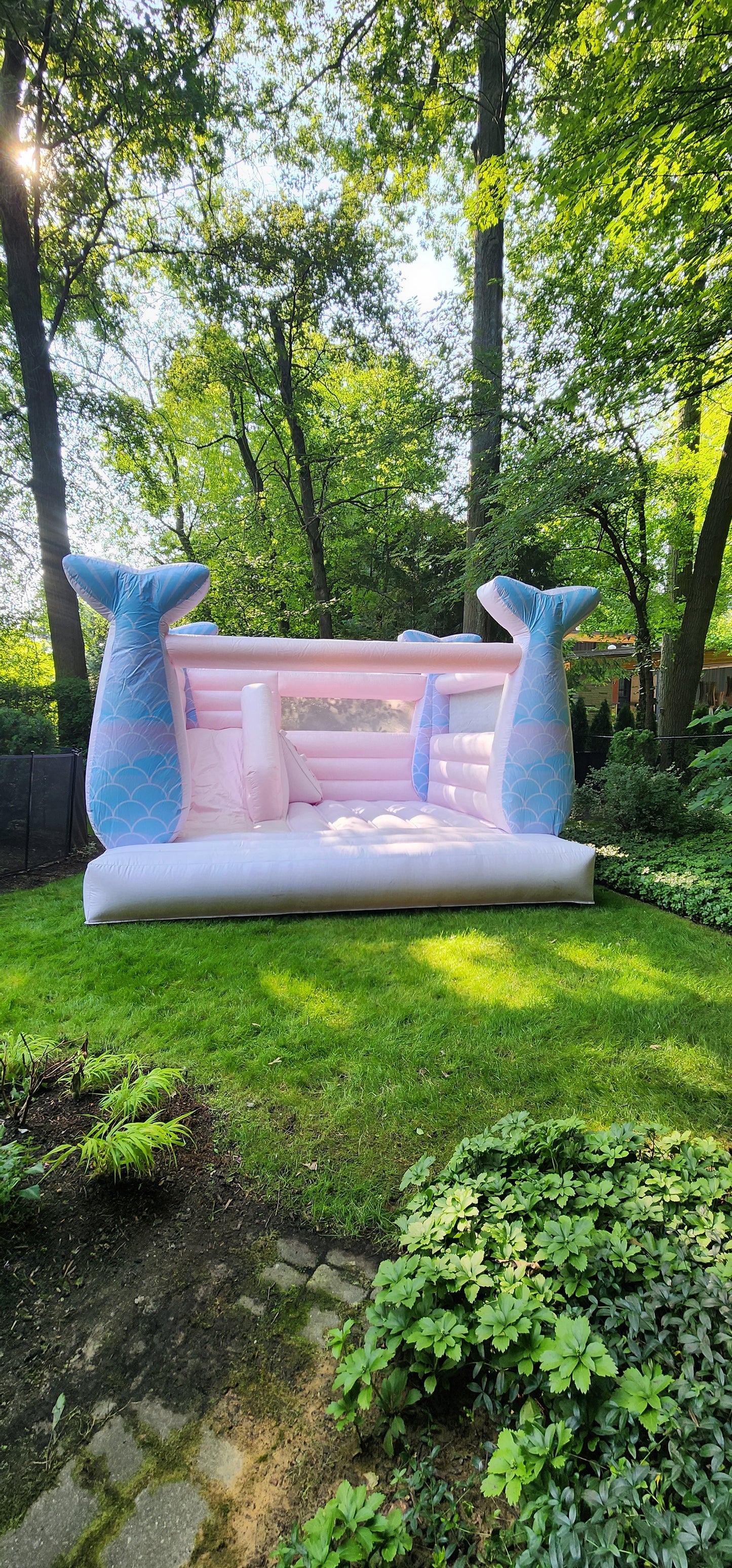 14ft x 14ft Mermaid Adult Bouncy Castle with Slide