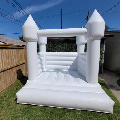 8ft x 8ft White Bouncy Castle - Jayde's Bouncy Castle Rentals