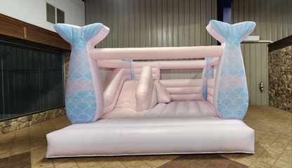 14ft x 14ft Mermaid Adult Bouncy Castle with Slide