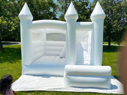 12ft x 12ft White Bouncy Castle FOR SALE