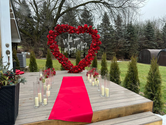 Will you marry me Neon Sign Rental - Jayde's Bouncy Castle Rentals