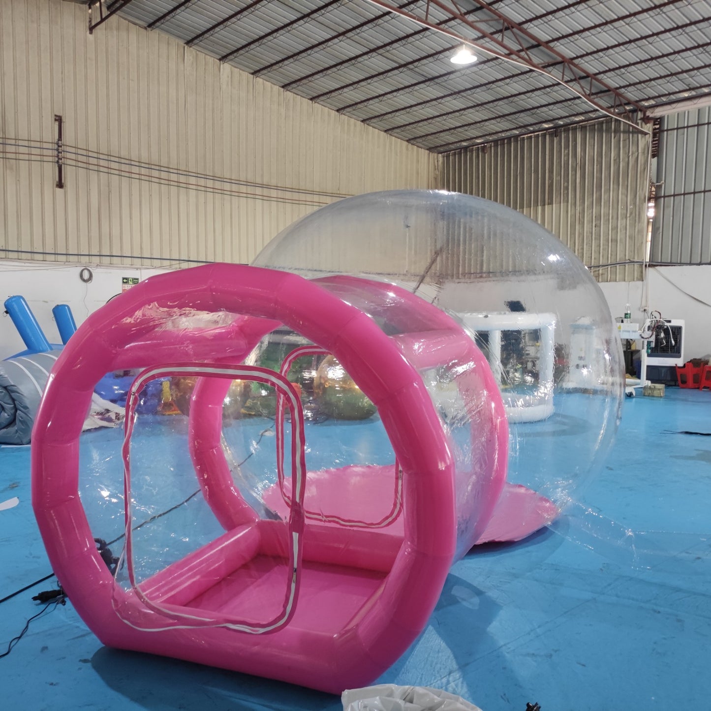 Rose Pink Bubble House - Jayde's Bouncy Castle Rentals