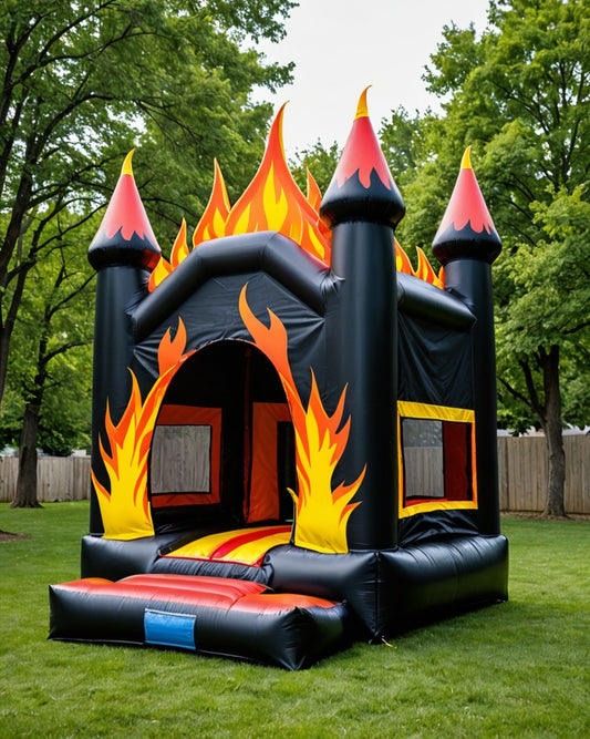 Fire Bouncy Castle