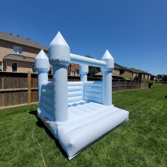 8ft x 8ft Blue Bouncy Castle