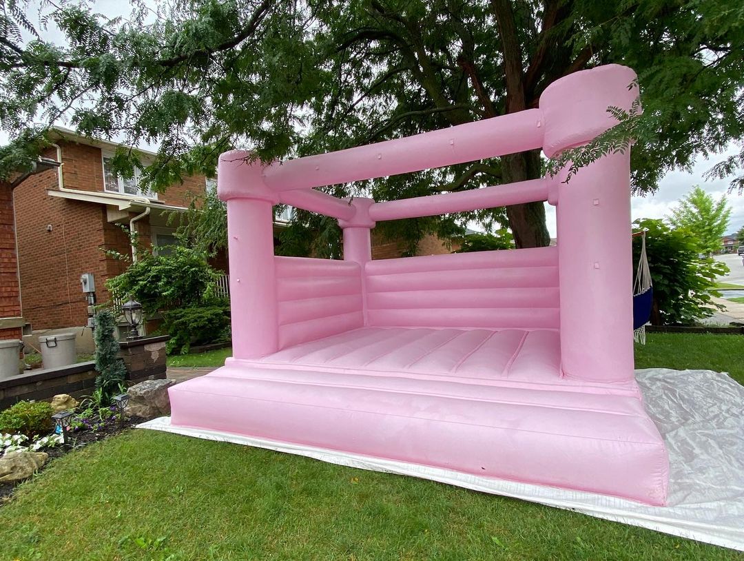 14ft x 14ft Pink Adult Bouncy Castle - Jayde's Bouncy Castle Rentals