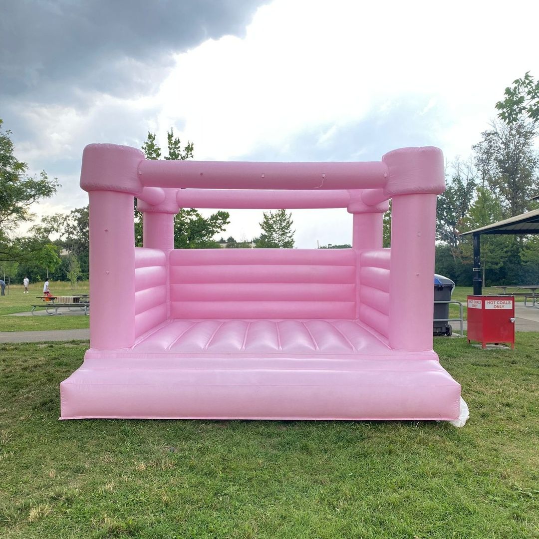 14ft x 14ft Pink Adult Bouncy Castle - Jayde's Bouncy Castle Rentals