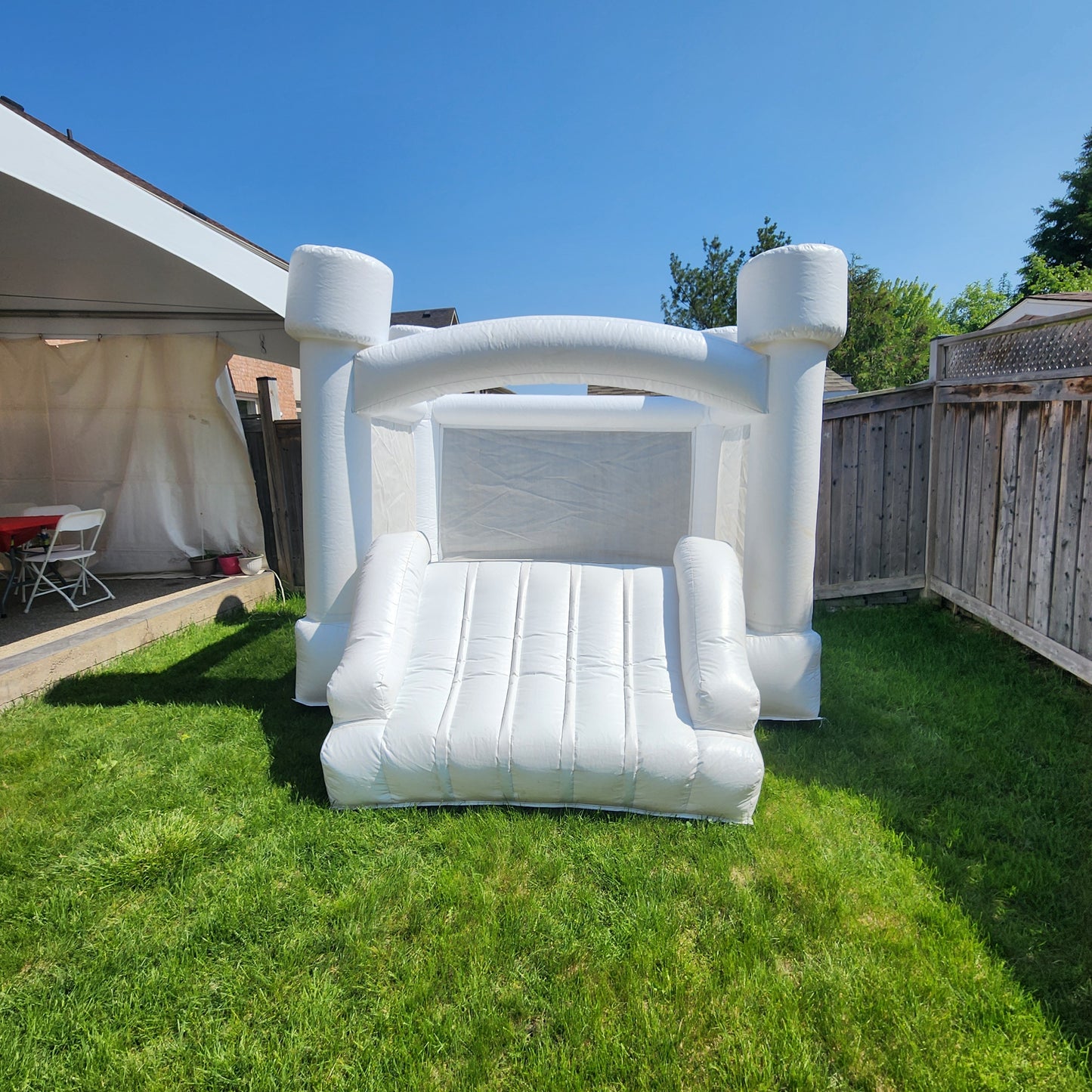 10ft x 10ft White Bouncy Castle FOR SALE