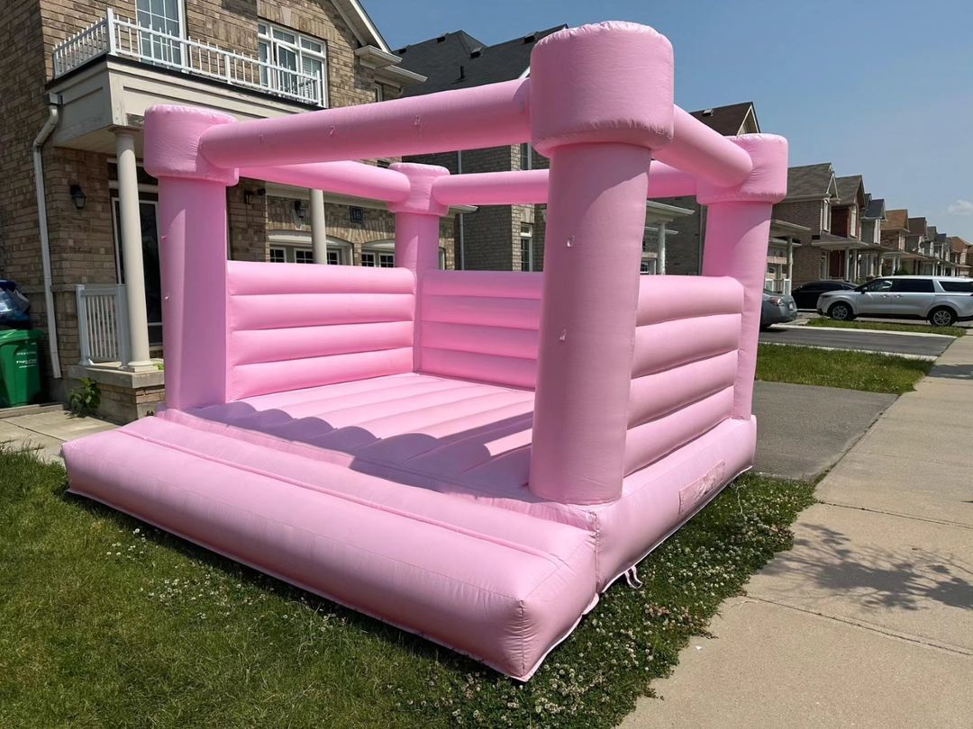 14ft x 14ft Pink Adult Bouncy Castle - Jayde's Bouncy Castle Rentals