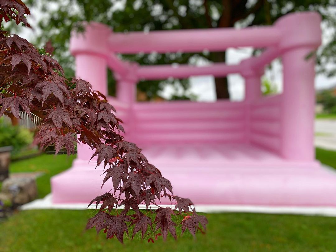 14ft x 14ft Pink Adult Bouncy Castle - Jayde's Bouncy Castle Rentals