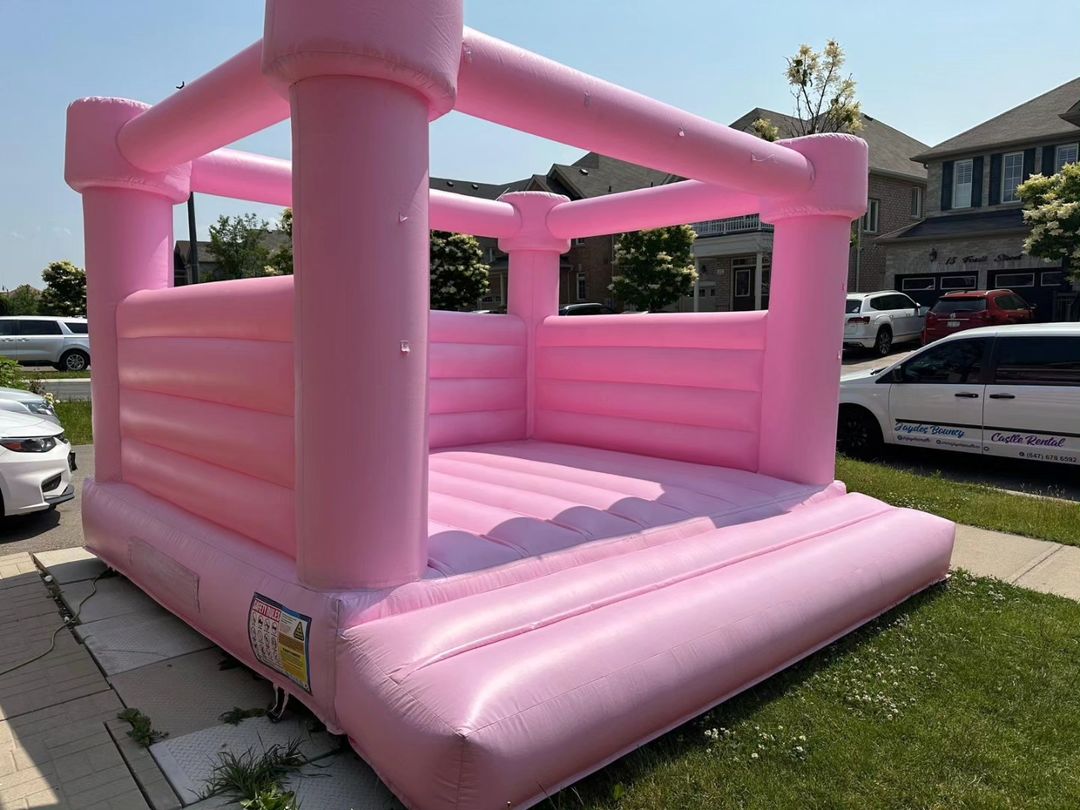 14ft x 14ft Pink Adult Bouncy Castle - Jayde's Bouncy Castle Rentals