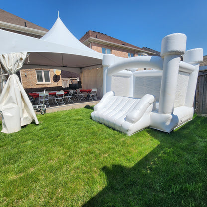 10ft x 10ft White Bouncy Castle FOR SALE