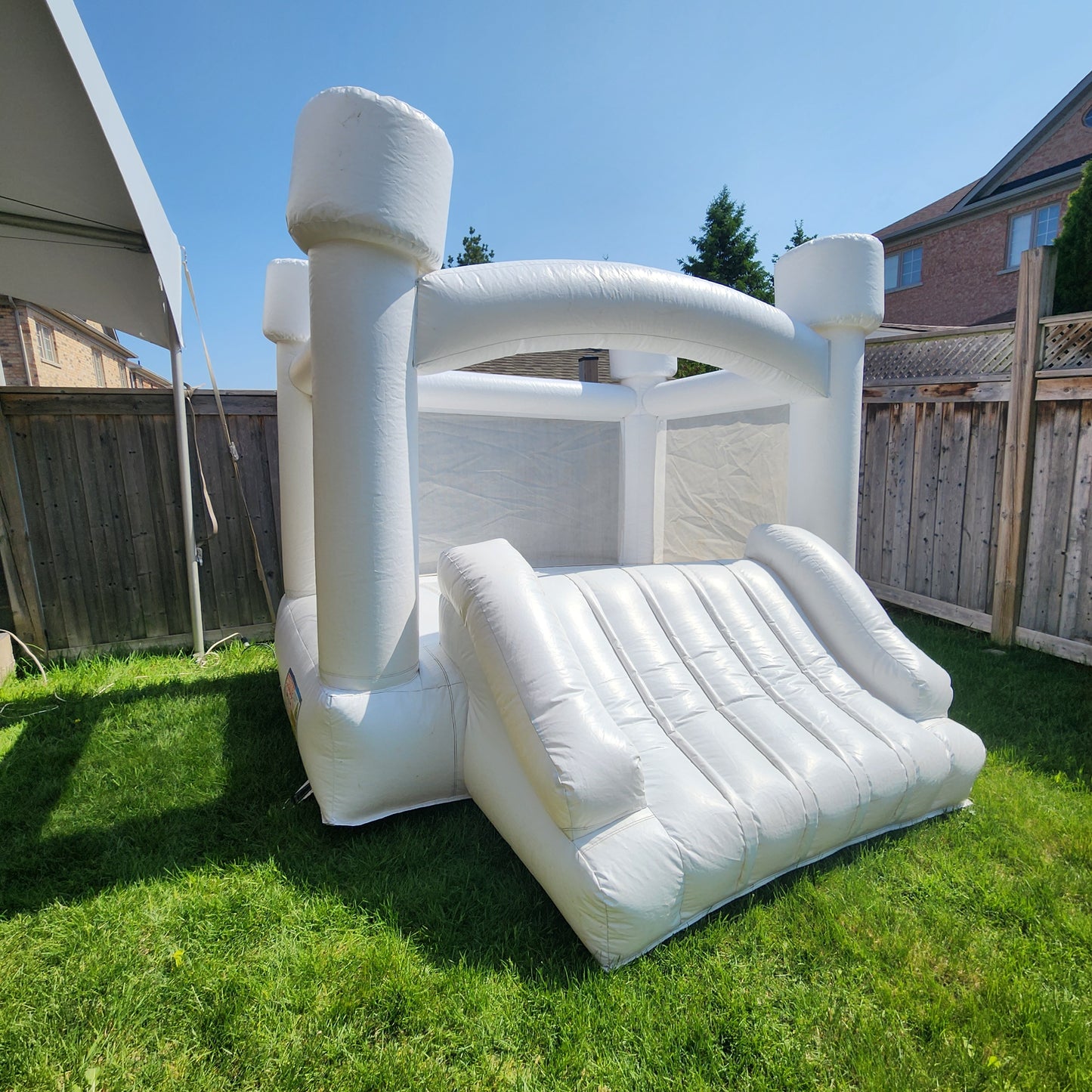 10ft x 10ft White Bouncy Castle FOR SALE